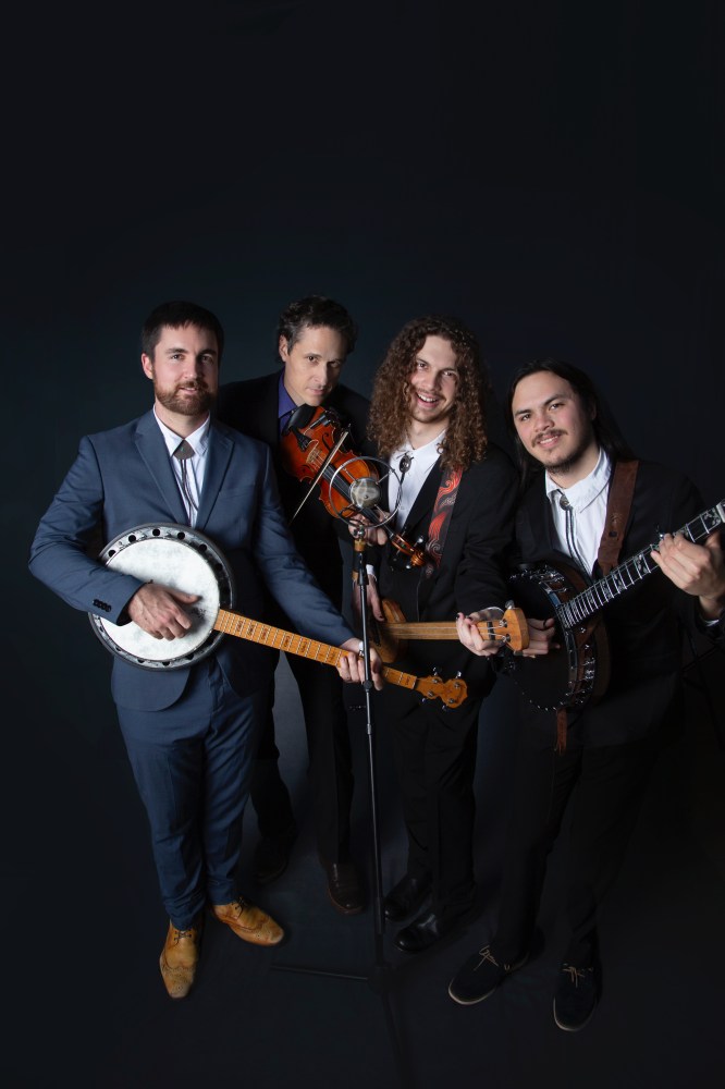 a group of people posing for the camera
